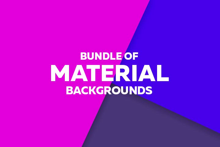 Material Design Backgrounds Bundle